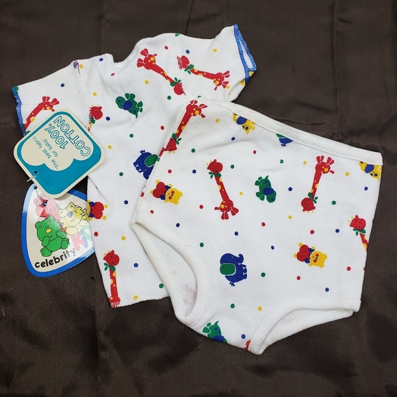 Vintage Celebrity Kids 100% Cotton 3-6 mos. NWT - Picture 2 of 3
